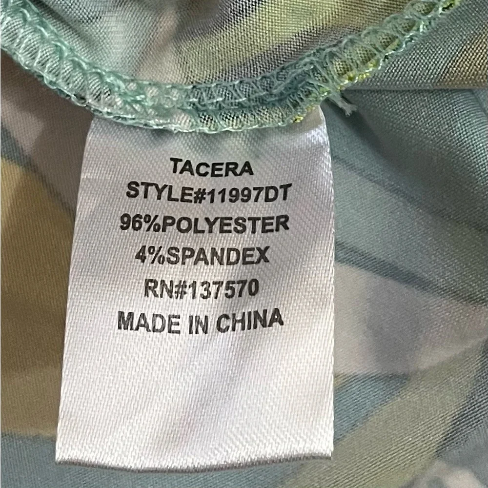 Tacera Retro 70’s Style Sleeveless Dress with Sash SZ Medium - Picture 9 of 9